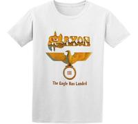 Saxon The Eagle Has Landed III T Shirt White XXL