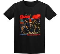Saxon Unleash The Beast Vintage Retro T Shirt Mens tee Black XL