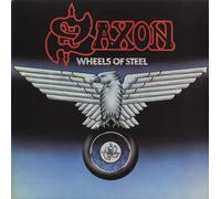 Saxon Wheel Of Steel 1980 UK vinyl LP CAL115