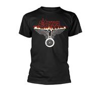 SAXON - WHEELS OF STEEL BLACK T-Shirt Large