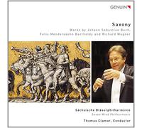Saxony : Arrangements pour vents d'uvres de Bach, Mendelssohn et Wagner. Clamor.