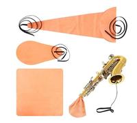Saxophone Care Kit, Instrument Cleaning Cloth, Portable Woodwind Cleaner, Professional Swab for Flute Clarinet Maintenance and Hygiene, 17.91x7.68 inches