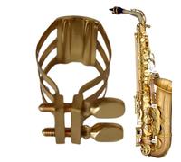 Saxophone Ligature, Alto Sax Fastener Clip, 1.77x1.77 inches Multi Functional Mouthpiece Holder, Portable Practice Accessory for Musicians, Performers, Studio Sessions, Gigs
