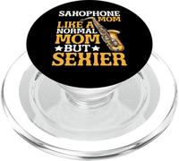 Saxophone Mom Like A Normal Mom But Sexier - PopSockets PopGrip para MagSafe