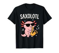 Saxophone Saxolotl Funny Axolotl Sax Saxophonist Musician Camiseta