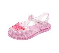 Saxrel Sandalias de PVC con puntera cerrada para niñas, sandalias romanas con correa de hebilla, suela antideslizante suave, zapatos de 2 a 8 años para verano, uso diario, salidas informales, playa
