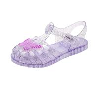 Saxrel Sandalias de PVC con puntera cerrada para niñas, sandalias romanas con correa de hebilla, suela antideslizante suave, zapatos de 2 a 8 años para verano, uso diario, salidas informales, playa