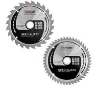 Saxton Hoja de sierra circular inalámbrica TCT de 165 mm para Dewalt Makita Ryobi Bosch