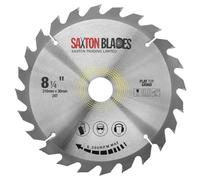 Saxton - Hoja de sierra circular TCT (210 mm x 24 T x 30 mm, incluye anillos para Bosch Makita, etc