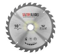Saxton - Hoja de sierra circular TCT (255 mm x 28 T x 30 mm, incluye anillos para Bosch Makita, etc