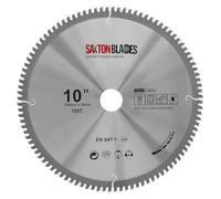 Saxton TCT - Cuchilla circular con gancho negativo (250 mm x 100 T x 30 mm)