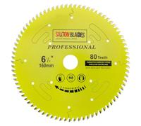 Saxton TCT16080TPRO Professional Range TCT Hoja circular 160 mm x 80 T x 20 mm, anillo de 16 mm