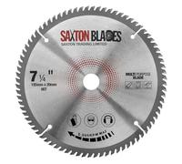 Saxton TCT18580TTCG20B - Hoja de sierra circular de aluminio de 185 mm x 20 mm, anillo de 16 mm, 80 dientes