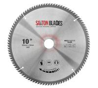 Saxton TCT255100TTCG - Hoja de sierra circular TCT (255 mm x 100 dientes x 30 mm, diámetro de 16, 20, 25 mm y 25,4 mm)