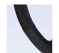 SAXTZDS Cuero carbono DIY cubierta del volante, ajuste para Hyundai ix45 Santa Fe 2013 2014 2015 2016