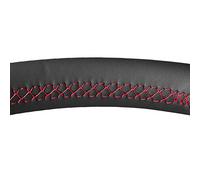 SAXTZDS Soft Suede mano Sew Wrap cubierta del volante, ajuste para Hyundai Kona 2017 2018 2019