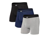 Saxx Daytripper Comfort Stretch bóxer para hombre 15 cm (3 unid.) | EU XL in Black/Grey/Navy