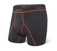 Saxx Men's Underwear Ropa Interior Deportiva para Hombre - Calzoncillos Bóxer Kinetic Malla DE COMPRESIÓN Ligera con Soporte Interno Pouch TM Integrado - Semicompresivo, Core