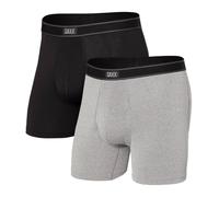 Saxx Men's Underwear Ropa Interior para Hombre - Calzoncillos Masculinos Daytripper - Bóxers con Soporte Interno Ballpark Pouch TM Integrado - Pack de 2, Core