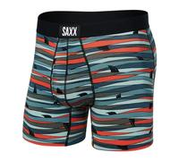 SAXX Underwear Co. Ropa interior para hombre con bolsa, ultra suave, bragueta tipo bóxer con aletas, color azul multicolor, talla XXL