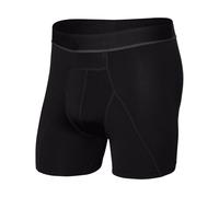 Saxx Men's Underwear Ropa Interior Deportiva para Hombre - Calzoncillos Bóxer Kinetic HD Ajustados con Soporte Interno Ballpark Pouch TM Integrado - Semicompresivo, Negro, XL