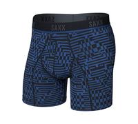Saxx Underwear - Kinetic L-C Mesh BB Maze Camo/Navy Dawn - Talla L - Azul Azul L