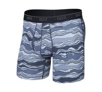 Saxx Underwear - Ropa de senderismo - Quest Quick-Dry Mesh BB Fly Lazy River/Multi - Talla S - Azul Azul S