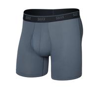 Saxx Underwear - Ropa de senderismo - Quest Quick-Dry Mesh BB Fly Turbulence de Lana - Talla L - Gris Gris L