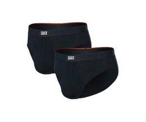 Saxx Underwear - Ropa de senderismo - Vibe Xtra Soft Comfort Slip Fly Black - Talla S - Negro Negro S