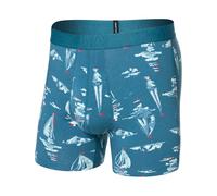 Saxx Underwear - Ropa interior - Droptemp™ Cooling Cotton Voguer Loin-Tapisserie de Lana - Talla S - Azul Azul S