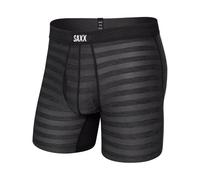 Saxx Underwear - Ropa interior - Hot Shot Boxer Brief Fly M Black Heather de Lana - Talla L - Negro Negro L