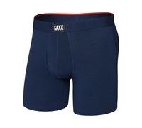 Saxx Underwear - Ropa interior - Vibe Xtra Soft Comfort BB Fly Dark Navy Heather de Lana - Talla XL - Azul Azul XL