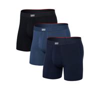 Saxx Underwear - Vibe Xtra BB Fly 3pk - Dark Denim/Navy/Black - Talla M - Azul marino Azul marino M