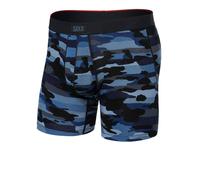 Calzoncillos bóxer Saxx Vibe Xtra Soft Comfort Boxer Brief Fly Talla: L / Color: negro/azul