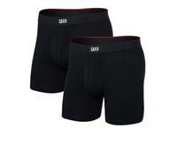 Saxx Vibe Xtra hombre 6 pulgada Boxer slips (2 Pack) | EU L in Black