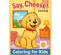 Say,Cheese~ coloring animal for kids: smiling animals for coloring