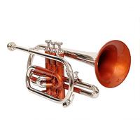Say Music Exports 65 Cornet Bb Pitch, color cobre + latón plateado con funda y MP