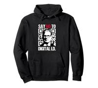 Say NO to Digital ID - Defend Freedom - Stop Control - Brit Sudadera con Capucha