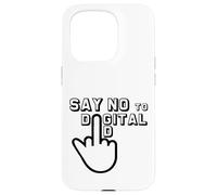 Say No To Digital ID Di No A La Identificación Digital Carcasa para iPhone 15 Pro