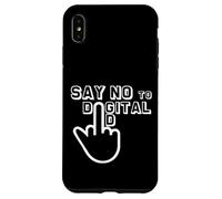 Say No To Digital ID Di No A La Identificación Digital Carcasa para iPhone XS MAX