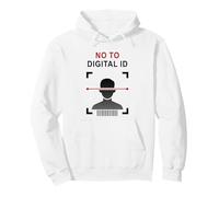 Say No To Digital ID - Freedom & Conservative Face Scan Sudadera con Capucha
