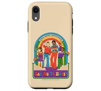 Say No to Hate Sarcastic Retro Vintage Funny Adult Humor Carcasa para iPhone XR