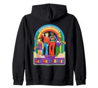 Say No to Hate Sarcastic Retro Vintage Funny Adult Humor Sudadera con Capucha