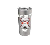 Say No To Pot - Lobster Seafood Lover - Crawfish Boil Vaso térmico de acero inoxidable de doble pared