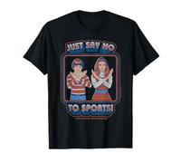 Say No to Sports Sarcastic Retro Vintage Funny Adult Humor Camiseta