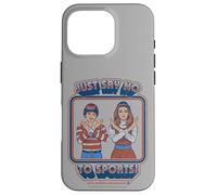 Say No to Sports Sarcastic Retro Vintage Funny Adult Humor Carcasa para iPhone 16 Pro