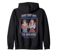 Say No to Sports Sarcastic Retro Vintage Funny Adult Humor Sudadera con Capucha