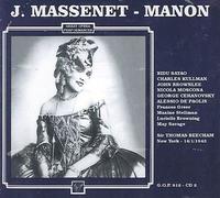 SAYAO BIDU' (soprano) - Manon (1884) (16.1.1943 New York)