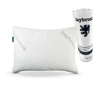 Saybrook Almohada Ajustable, Funda de bambú hipoalergénica, Lavable a máquina, Relleno Alternativo de plumón de león, Hecho con Espuma viscoelástica Cortada y Microfibra infundida con