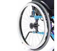 SAYEYBU 1 Par Fundas Aro Empuje Silla Ruedas, Fundas Silicona Antideslizantes y Resistentes Al Desgaste Aro Empuje Silla Ruedas Mejoran Agarre y TraccióN, Accesorios Sillas Ruedas,Blanca,22in